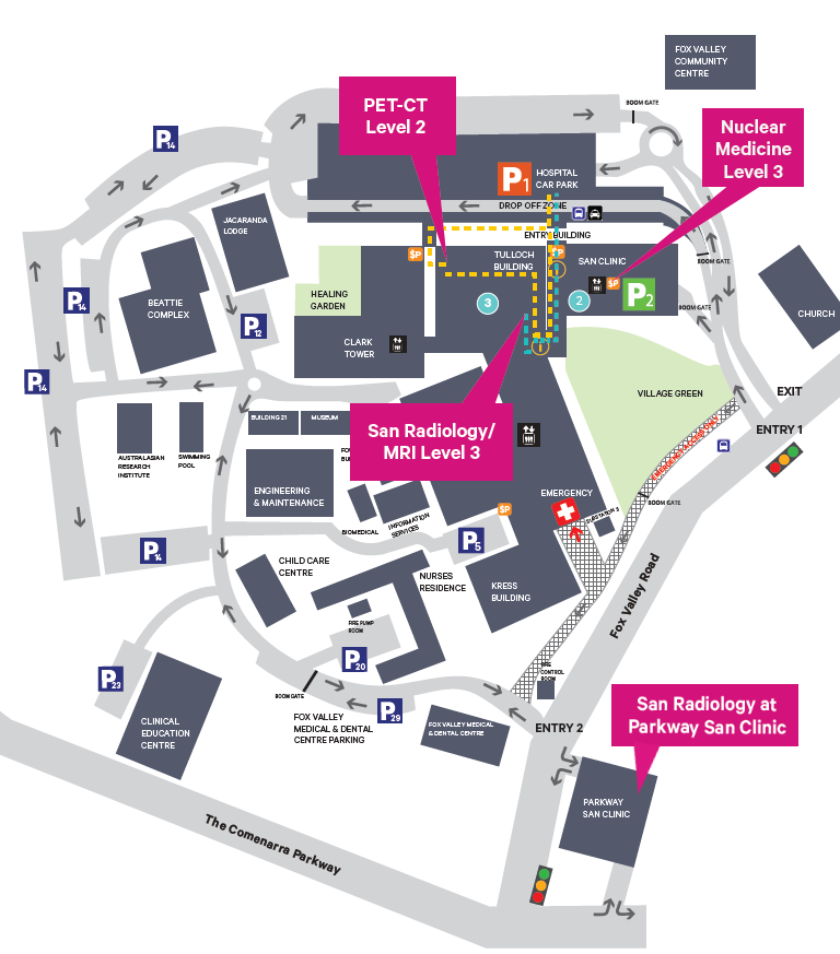 San Radiology & Nuclear Medicine locations